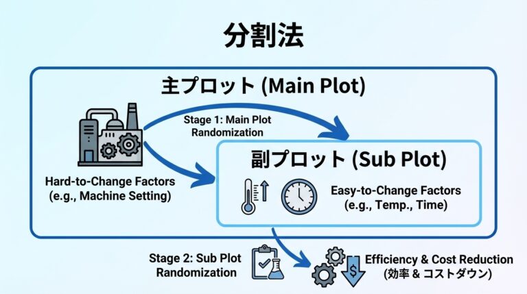 分割法とは？複雑な条件を整理するための実験設計