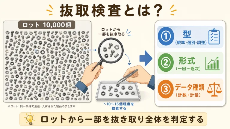 抜取検査とは？種類と進め方を初心者向けにやさしく完全図解