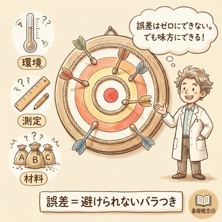 誤差とは？実験で避けられないバラつきの正体