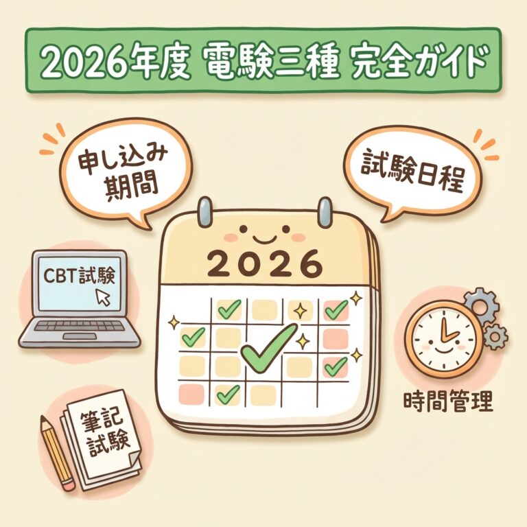 電験三種の申し込み手順と試験日程ガイド｜CBT・筆記の全日程を初心者にもやさしく解説！