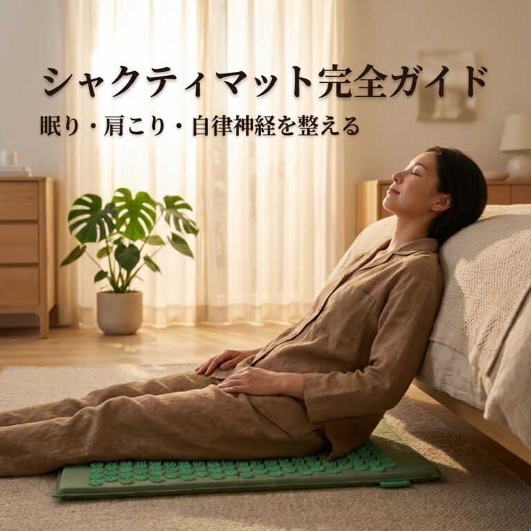 【2026年完全保存版】シャクティマットの効果・使い方・選び方を徹底解説｜6,000本の突起が人生を変える「痛気持ちいい」セルフケア革命