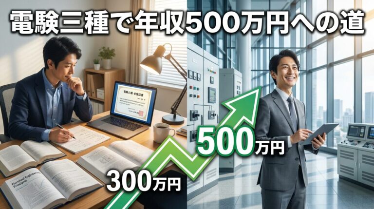 電験三種 未経験30代で年収500万円は可能？｜求人データで検証