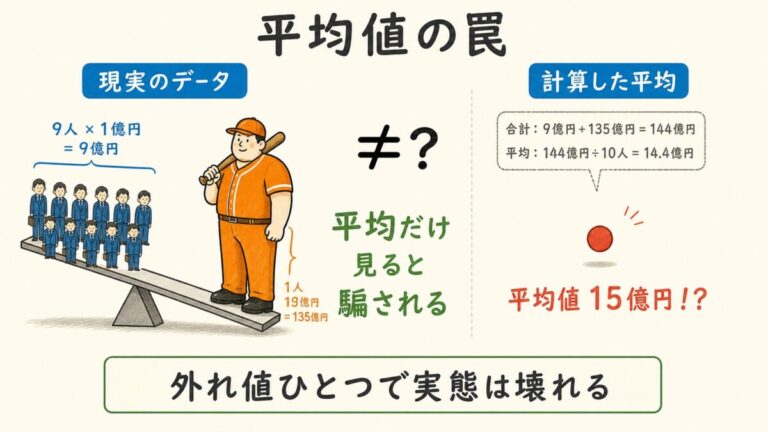 平均値とは？求め方と4つの種類（加重・幾何・調和平均）を例題で図解｜計算ツール付き