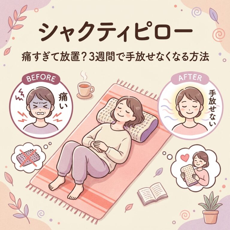 【体験談】シャクティピロー（枕）の効果がすごすぎた。痛すぎて放置してたのに今では手放せない理由