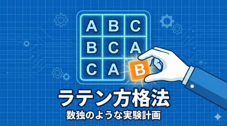 ラテン方格法とは？「数独（ナンプレ）」の配置で実験回数を1/3にする古典的テクニック