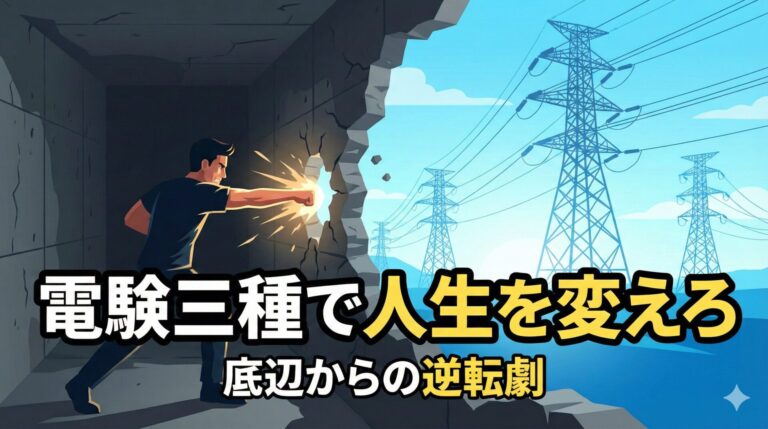 「どうせ俺なんて」と諦める前に。凡人が電験三種で人生をひっくり返す唯一の方法