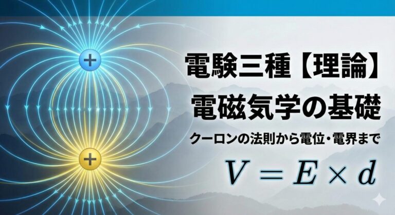 クーロンの法則｜距離2倍で力が1/4になる理由