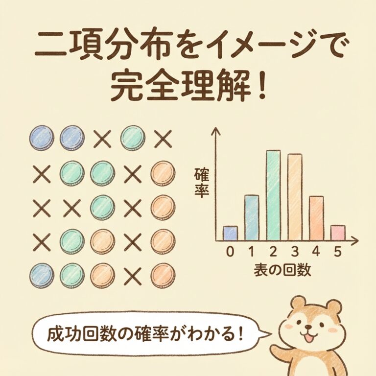 二項分布とは？公式・期待値np・分散np(1−p)を例題で図解｜不良品の確率の計算ツール付き