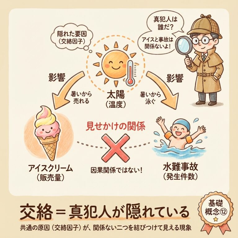 交絡とは？実験計画法で効果が見分けられなくなる原因と防ぎ方