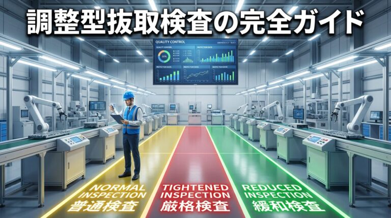 【完全版】調整型抜取検査の運用方法｜通常・厳重・緩和検査の切替ルール