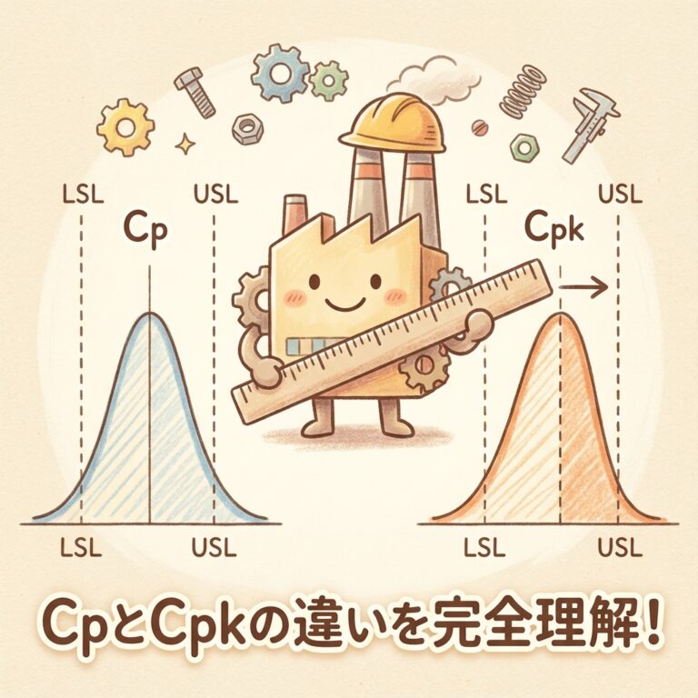 工程能力指数Cp・Cpkとは？違いと計算方法を図解