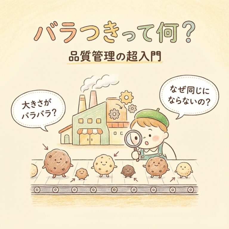 品質管理の"バラつき"って何？｜管理図を学ぶ前に知っておくべきこと