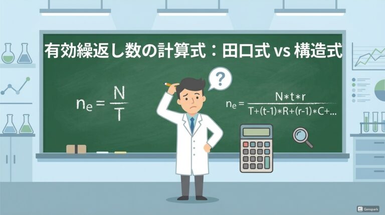 有効繰返し数の計算方法｜2つの公式を使い分ける｜一元配置実験⑫