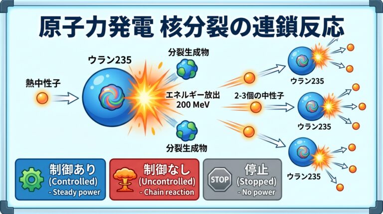 原子力発電の基礎｜核分裂・PWR・BWRの違いを完全図解