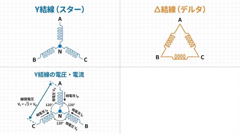 【図解でスッキリ】三相変圧器の結線|Y結線とΔ結線の違いを完全攻略【変圧器 第7回】 - soloblog