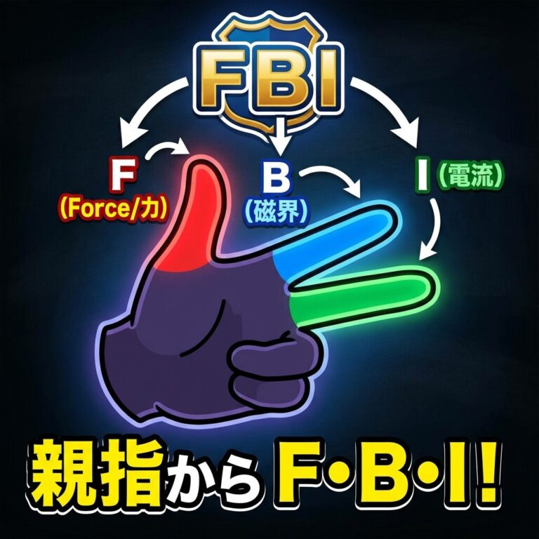 フレミングの左手の法則とは？指の覚え方と力の向きの求め方を例題で図解｜向きの判定ツール付き
