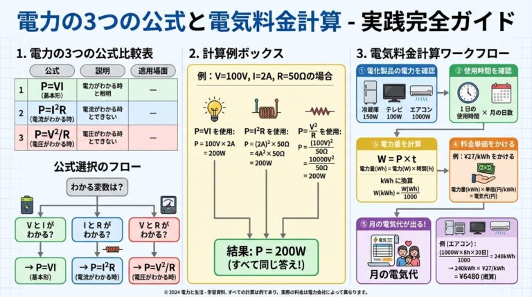 電力と電力量の違い|P=VIとW=Ptを完全マスター - soloblog