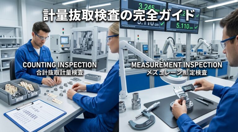 計量抜取検査とは?計数検査との違いと実務での使い分け
