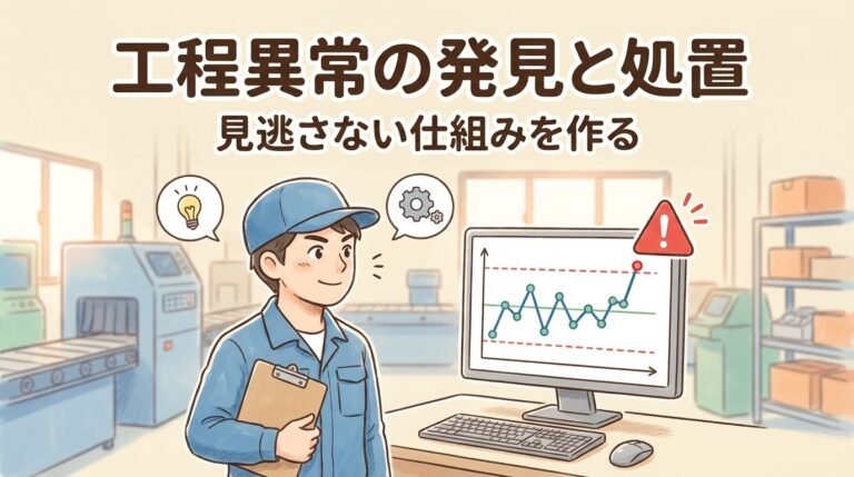 工程異常とは？品質異常との違いと、気づく・処置する流れを図解