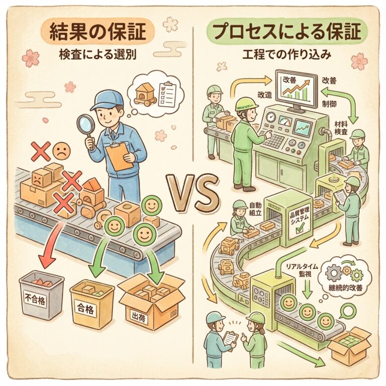 結果の保証とプロセスによる保証｜品質保証の2つのアプローチ