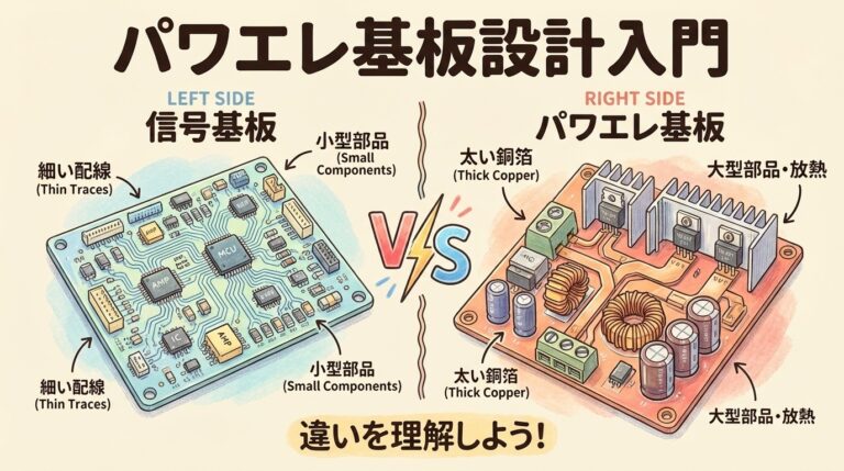 パワエレ基板設計の全体像｜信号基板との違いを理解する