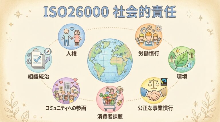ISO26000とは？7つの原則と7つの中核主題をやさしく解説｜社会的責任の国際規格