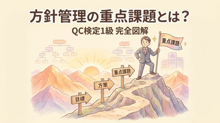 方針管理の「重点課題」とは？｜目標・方策との違いを徹底解説