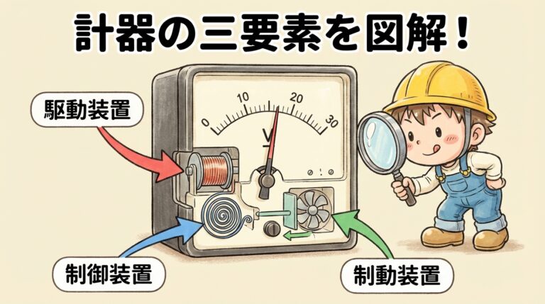 計器の三要素とは？｜駆動・制御・制動を「車の運転」で完全図解