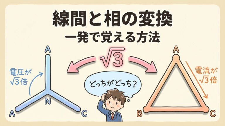 Y結線とΔ結線の電圧・電流の変換｜線間と相の関係と三相電力を例題で図解（計算ツール付き）