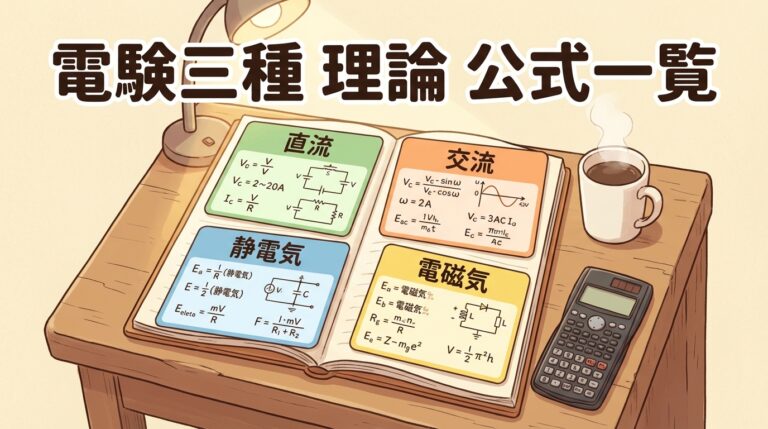 【永久保存版】電験三種「理論」公式一覧｜試験直前に見返す最強チートシート【全分野網羅】