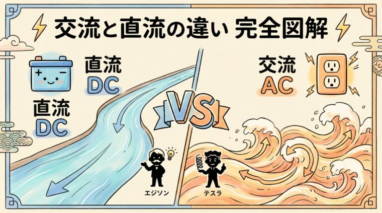 交流と直流の違い｜なぜ家のコンセントは交流なのか