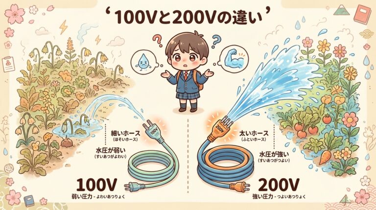 100Vと200Vの違い｜コンセント形状の見分け方と電気代が2倍にならない理由
