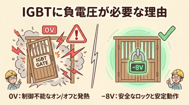 IGBTに負電圧（-5V〜-15V）が必要な理由｜「0Vで十分」は危険な思い込み