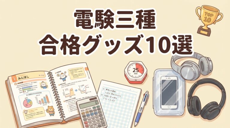 電験三種の勉強が加速するおすすめグッズ10選｜合格者が「もっと早く買えばよかった」と後悔したアイテムをランキング