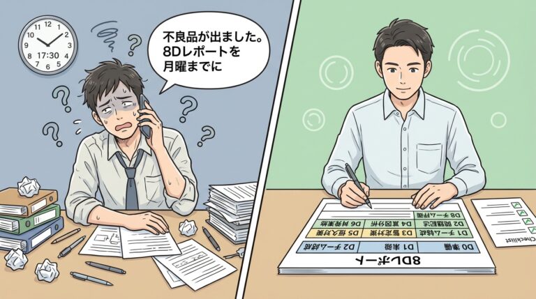 8D報告書（8Dレポート）とは？書き方と例文を実務手順で解説