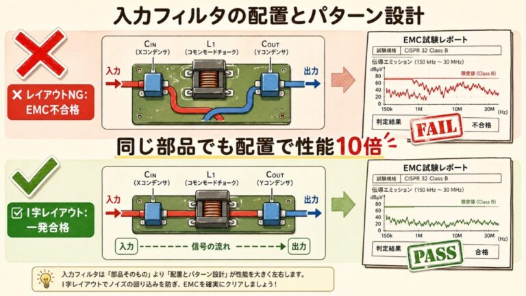 入力フィルタの配置とパターン設計の完全ガイド