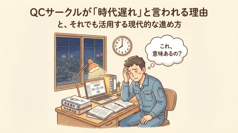 QCサークルは時代遅れ？形骸化する5つの理由とトヨタの事実・今の進め方