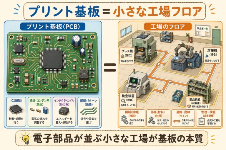 PCB（プリント基板）とは？構造・作り方・種類を図解でやさしく解説