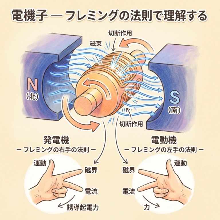 直流機の構造と原理|電機子・界磁・整流子の役割を完全図解【直流機 第1回】 - soloblog