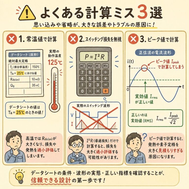 損失=発熱|パワー半導体の発熱量を見積もる完全ガイド - soloblog