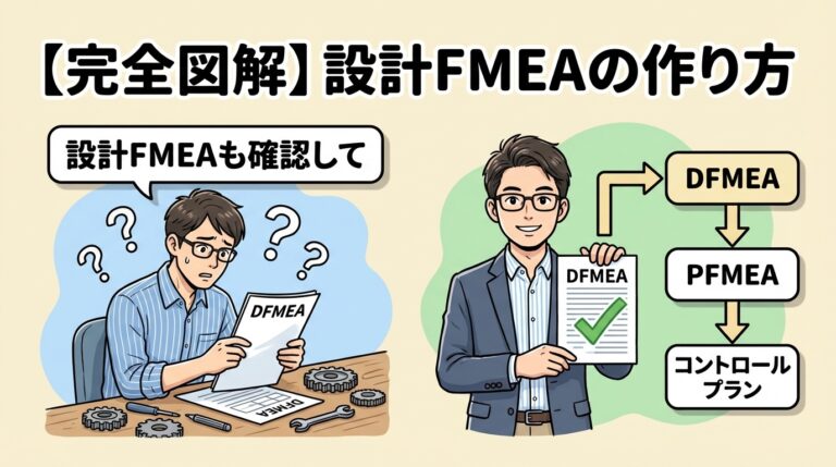 設計FMEA（DFMEA）とは？作り方7ステップを記入例で解説