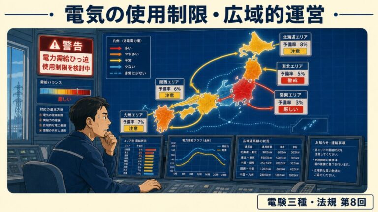 電気の使用制限・広域的運営｜需給逼迫時のルールを5分で理解