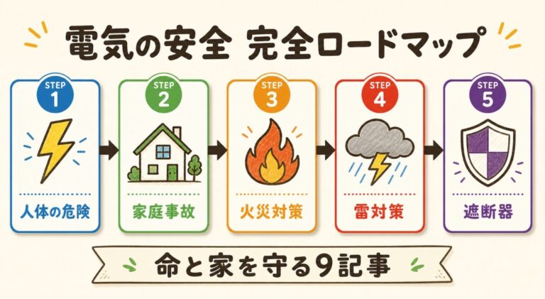 【完全保存版】電気の安全ロードマップ｜命と家を守る9記事