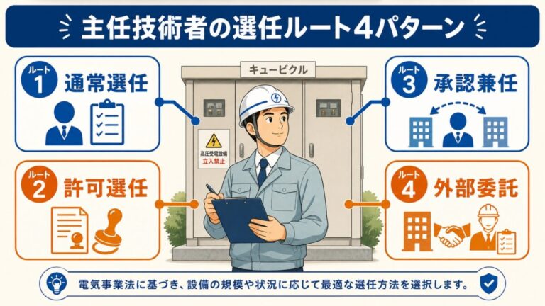 主任技術者の選任と兼任｜許可選任・外部委託の条件を完全整理