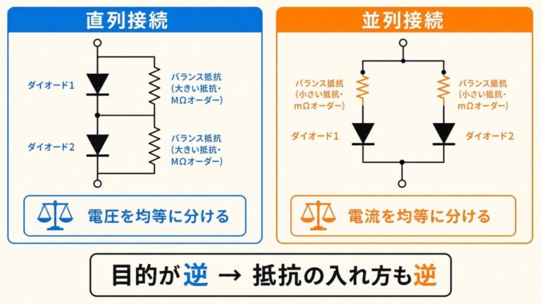 ダイオードを並列接続するときの注意点|「電流が片寄る」物理的な理由と対策 - soloblog