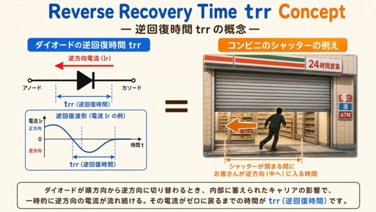 逆回復時間(trr)とは？シャッターの閉まる遅さで全て決まる