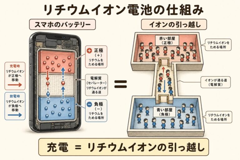 スマホのバッテリーはなぜ劣化する？｜リチウムイオン電池の寿命を延ばす5つの習慣