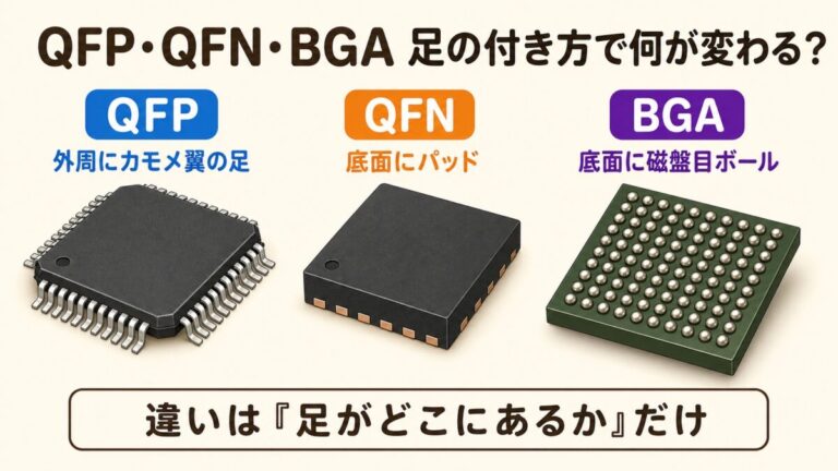 BGAとは？ICパッケージの構造とQFP・QFNとの違い｜X線検査が必要な理由を図解