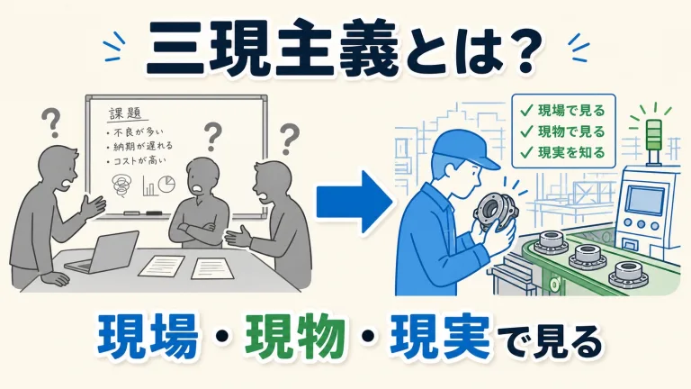 三現主義とは？現場・現物・現実で見る問題解決の基本