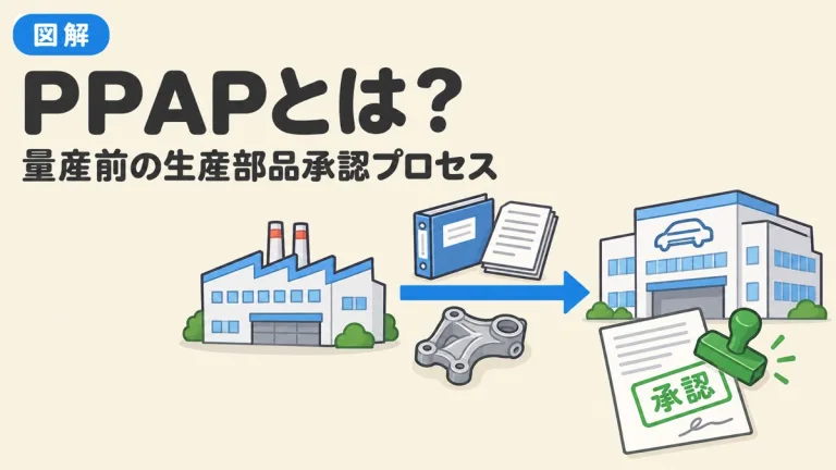 PPAPとは？生産部品承認の18項目と提出レベル｜チェックリスト付き